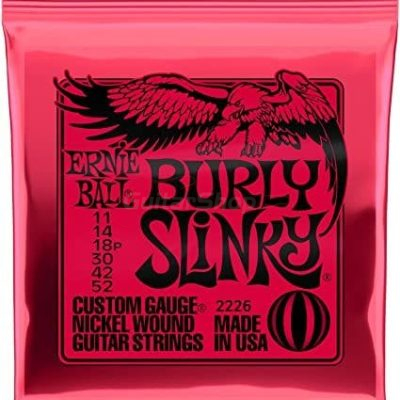Ernie Ball Burly Slinky Electric Guitar Strings 11-52