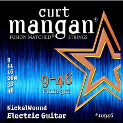 Curt Mangan 9-46 Nickel Wound Electric Guitar Strings