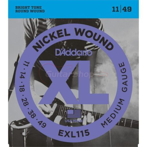 D'Addario EXL115 Electric Guitar Strings 11-49