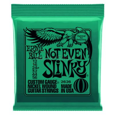 Ernie Ball Not Even Slinky Electric Guitar Strings 12-56