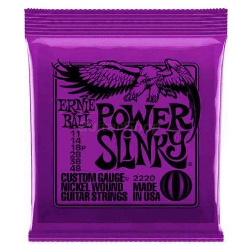 Ernie Ball Power Slinky Electric Guitar Strings 11-48