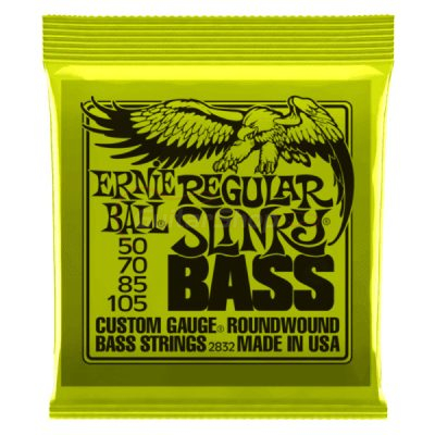 Ernie Ball Regular Slinky Bass Guitar Strings 50-105