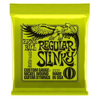 Ernie Ball Regular Slinky Electric Guitar Strings 10-46