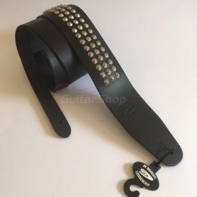 Leathergraft Black Studded Guitar Strap