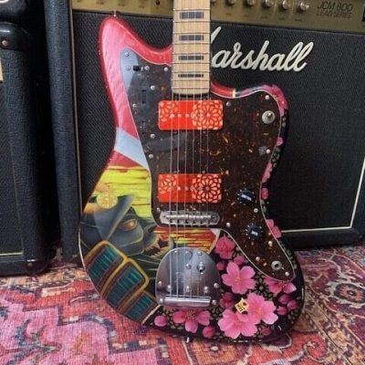 Jazzmaster by Guardian Guitars, handpainted by Ian Ward
