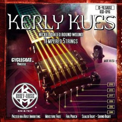 Kerly Kues Nickel Plated Round Wound Electric Guitar Strings 10-46