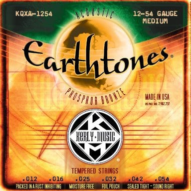 Kerly Music Earthtones Phosphor  Bronze Acoustic Guitar Strings 12-54