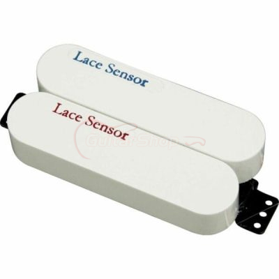 Lace Sensor Dually Bridge Pickup, Red Blue with White Covers