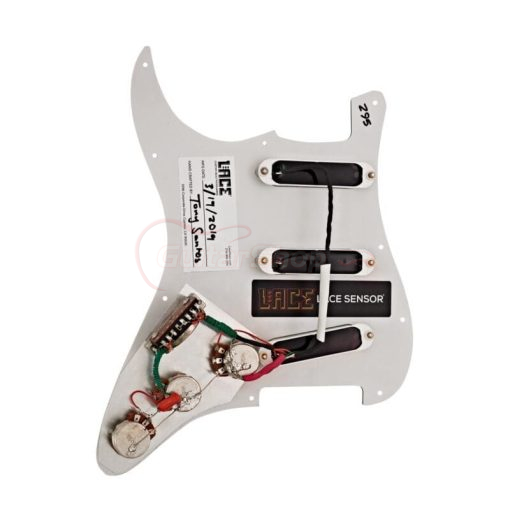Lace Sensor Blue Silver Red Loaded Scratchplate in White - Image 3