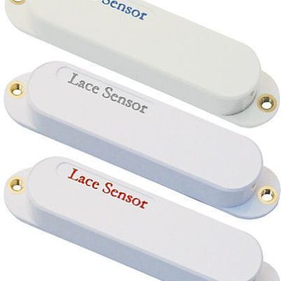 Lace Sensor Blue Silver Red Pickup Set With White Covers - 21063