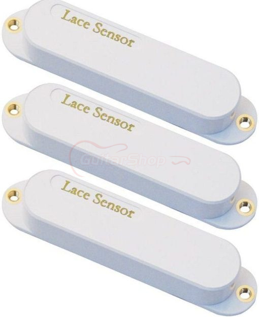 Lace Sensor Gold Pickup Set With White Covers