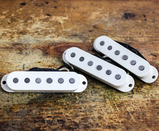 Monty's 54 Stratocaster Pickup Set Parchment Covers