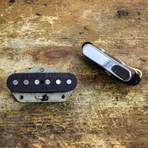 Monty's Full Monty Telecaster Pickup Set Nickel Neck Cover