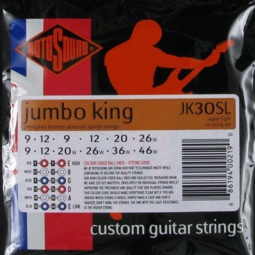Rotosound Jumbo king JK30SL 12 String Set