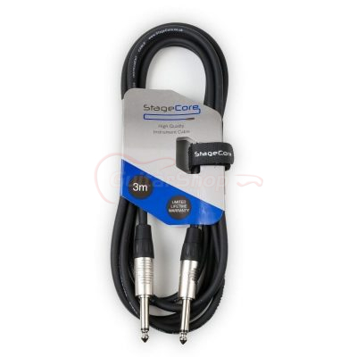Stagecore Mono Jack to Mono Jack 3 Metre Instrument Cable
