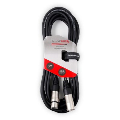 Stagecore XLR To XLR 6 Metre Audio Cable