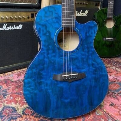 Tanglewood Azure Electro Cutaway Quilted Ash TA4CEBL