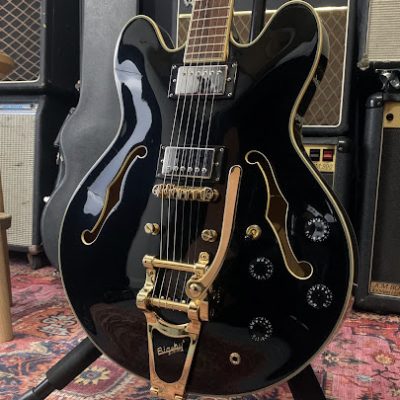 Epiphone Sheraton 2002 Korea Samick Factory Black