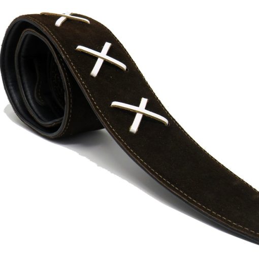 Leather Graft Gilmour Strap-darkbrown