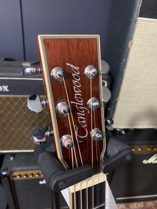 Tanglewood Winterleaf Electro Acoustic TW4TLCEAVB Headstock