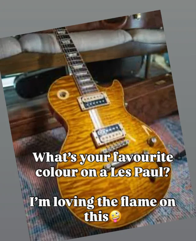 What’s your favourite Les Paul colour? Burst or Sparkle finish 😲🎸🎸🎸